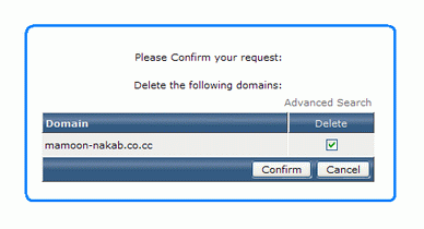 directadmin domain management