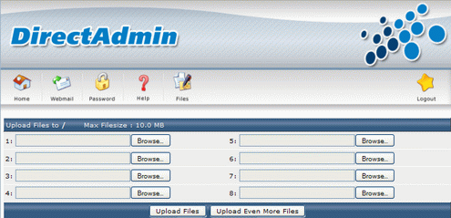 directadmin file manager