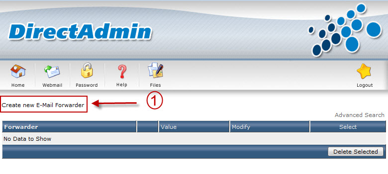 directadmin email management