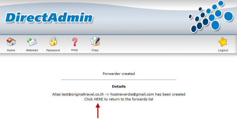 directadmin email management