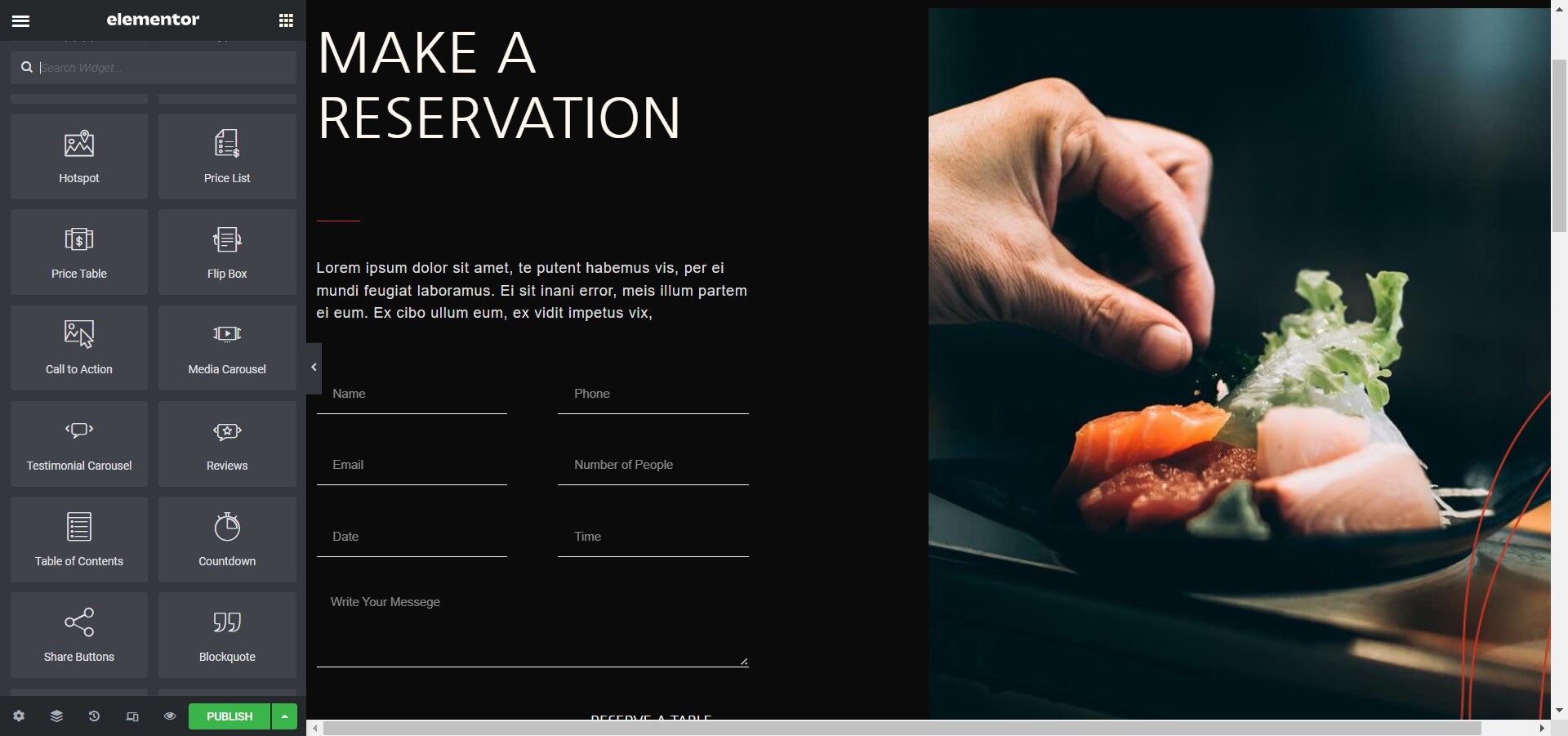 Elementor Pro Widgets
